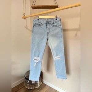 Distressed Levi’s for Women